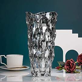 Glas Blume Vase, 24cm hohe Moderne Minimalistische 