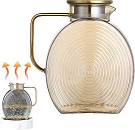 Glas Krug, Glas Teekanne 2,5 Liter,