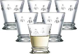 Glas LA ROCHÈRE FRANCE "Wassergläser Biene