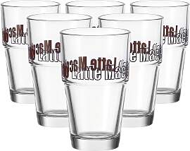 Glas LEONARDO "Becher Solo 410 ml 6er Set
