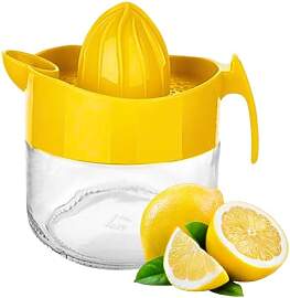 Glas-Zitronenpresse, kleine Grapefruit- und