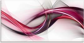 Glasbild ARTLAND "Ideen", rot (farbe