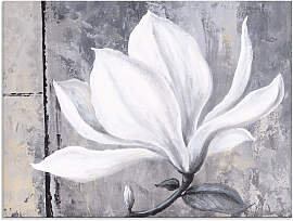 Glasbild ARTLAND "Klassische Magnolie",