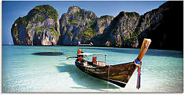 Glasbild ARTLAND "Maya Bay, Koh Phi Phi Leh,