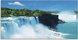 Glasbild ARTLAND "Niagara", blau (farbe