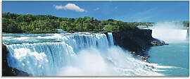 Glasbild ARTLAND "Niagara", blau (farbe