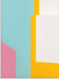 Glasbild ARTLAND "pinky wall", farbe
