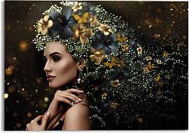Glasbild REINDERS "Glasbild Elegante Frau