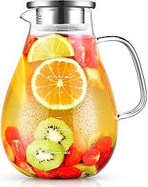 Glaskaraffe, veecom 2.4L Karaffe, Wasserkaraffe