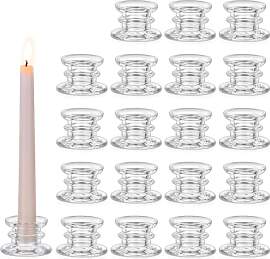 Glasseam Kerzenhalter Stabkerze Kerzenständer