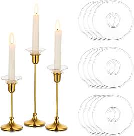 Glasseam Tropfschutz Kerze für Kerzenständer
