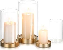 Glasseam Windlicht Glas Kerzenhalter
