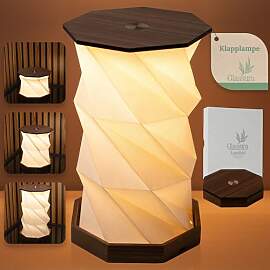 Glassura Lumifold Kabellose Tischlampe mit Akku