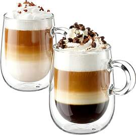 glastal 350ml*2 Doppelwandige Cappuccintassen