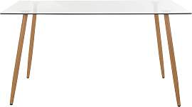 Glastisch OTTO HOME "Miller", braun