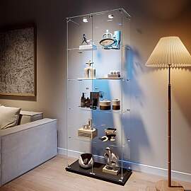 Glasvitrine Standvitrine,Glasvitrine Stehend mit