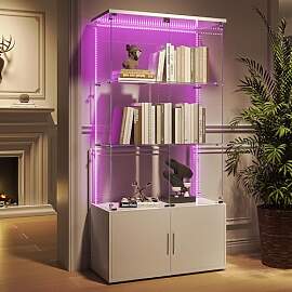 Glasvitrine Standvitrine, Schrank für Sammlung