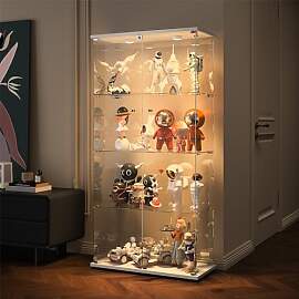 Glasvitrine Standvitrine,Schrank für Sammlung mit 