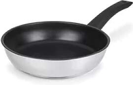 Glatte Pfanne aus Edelstahl Lacor Home 18/10 D,18