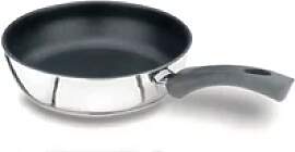 Glatte Pfanne aus Edelstahl Lacor Home 18/10 D,22