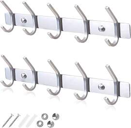 GlazieVault Kleiderhaken wand - Garderobenleiste