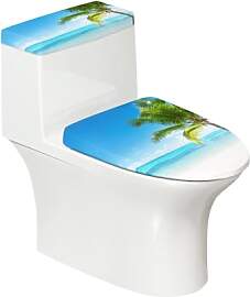 GLENLCWE 2-teiliges WC-Abdeckungs-Set für Damen,