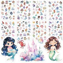 Glitzer Sticker Kinder 16 PCS Nixe Sticker Set,