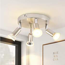 Glitzerlife Deckenstrahler Rund 4 Flammig