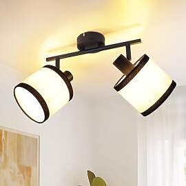 Glitzerlife Deckenstrahler Schwarz Flurlampe 2