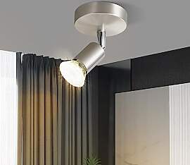 Glitzerlife LED Deckenstrahler 1 Flammig Flurlampe 