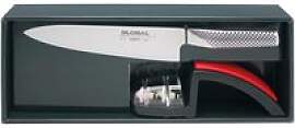 Global G-220BR Starterset 2-teilig mit Kochmesser