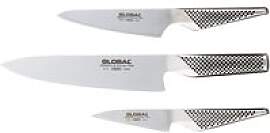 Global G-237 Messer-Set 3-teilig - Cromova 18 Stahl