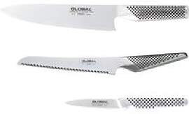 Global G-26115R Messer-Set 3-teilig - Cromova 18
