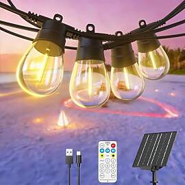 GlobaLink Lichterkette Außen Solar, 16.3M