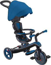 Globber Dreirad Explorer Trike 4in1, Blau,