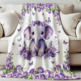 GLOBLELAND Geschenk Decke 150x130CM Little