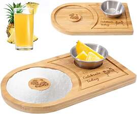 GLOBLELAND Margarita Salzrand Set Glasrand Aus