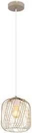 GLOBO Deckenleuchte DICHTI 15965H sand Metall H/D: 