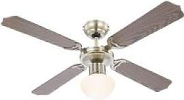GLOBO Deckenventilator Champion Eiche weiß H/D: