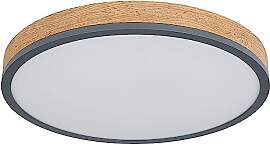 Globo LED-Deckenleuchte aus Holz, Doro, Ø 45 cm