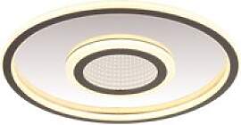 GLOBO LED-Deckenleuchte Cara Chrom grau Edelstahl