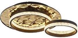 GLOBO LED-Deckenleuchte gold schwarz Metall