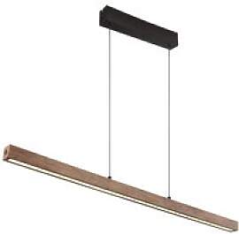 GLOBO LED-Pendelleuchte dunkelbraun mattschwarz