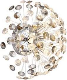 GLOBO LED-Wandleuchte Rauch Chrom Metall D: ca. 40 