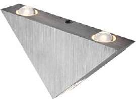 GLOBO LED-Wandleuchte silber Aluminium B/H: ca.