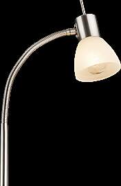GLOBO LIGHTING Stehlampe "PANNA", nickel 