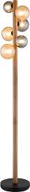 GLOBO LIGHTING Stehlampe "RIHA", schwarz 