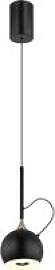 GLOBO Pendelleuchte mattschwarz gold Metall H/D: