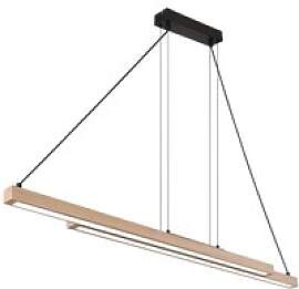 GLOBO Pendelleuchte mattschwarz MDF Metall