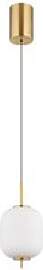 GLOBO Pendelleuchte messing Glas Metall H/D: ca.